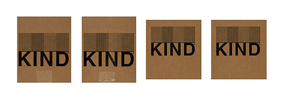 Kind (série), 2019, carton, dimensions variables.