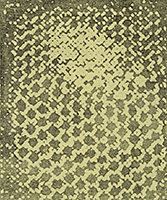 Honeybees make honeycomb of wax – step 19, 2015, acrylique et fusain sur contre-plaqué, 60 x 50 cm.