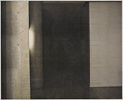 Occupation, 2011, collage sur papier journal, 20 x 24 cm.