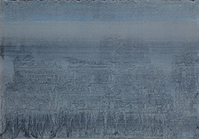 ​B.C, 2004, acrylique sur papier, 50 x 64 cm.